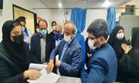 بازدید رییس دانشگاه علوم پزشکی گیلان و هیئت همراه از بیمارستان شهدای رضوانشهر  